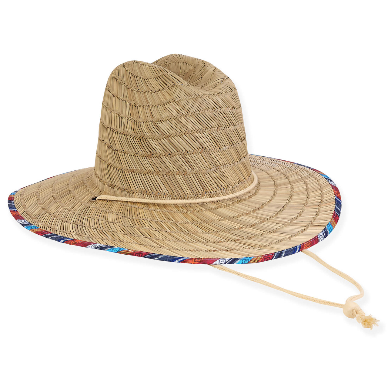 Tate, Young Boy Rush Straw Lifeguard Hat, HK403