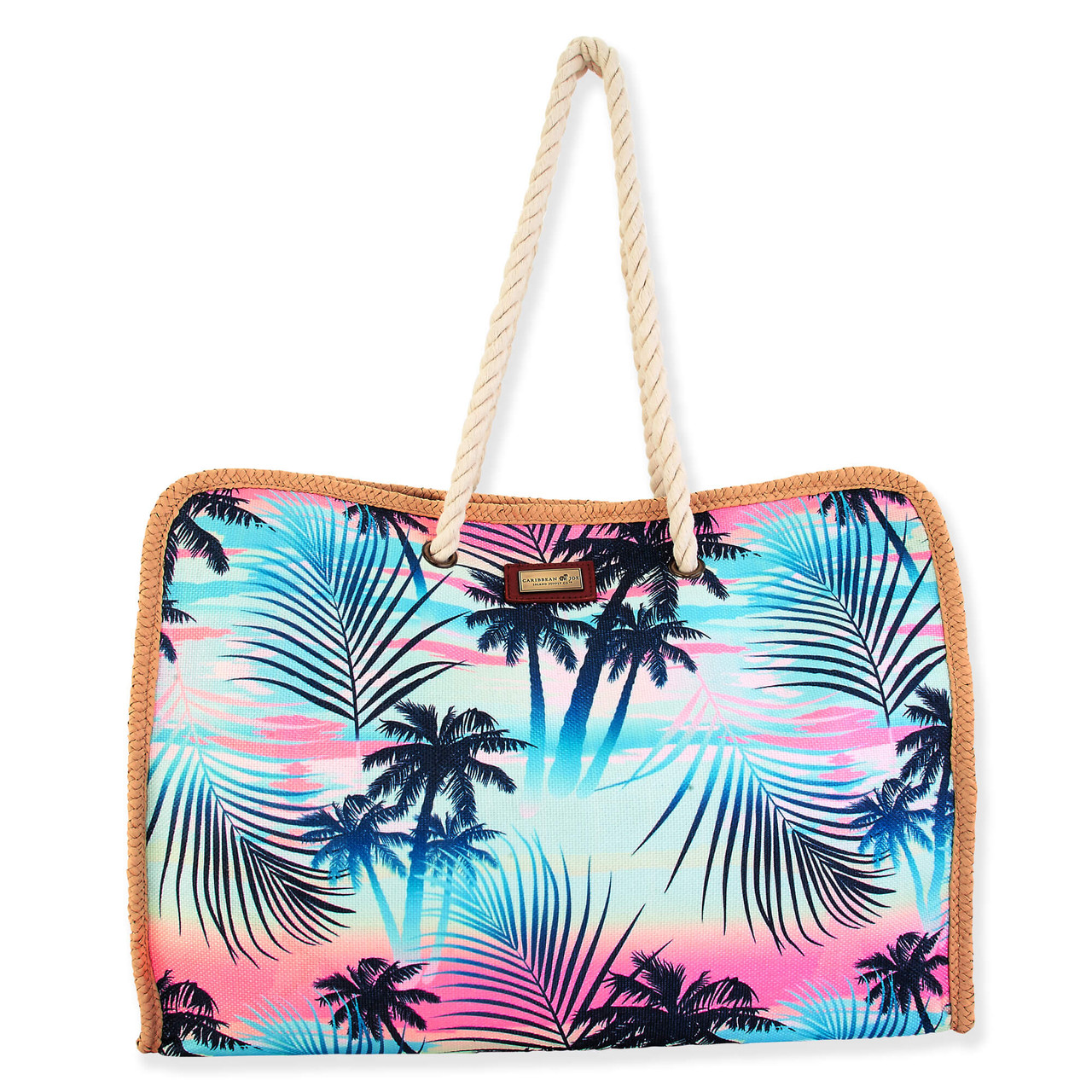 Joanna | Caribbean Joe Artistic Large Squared Tote | CJ8810