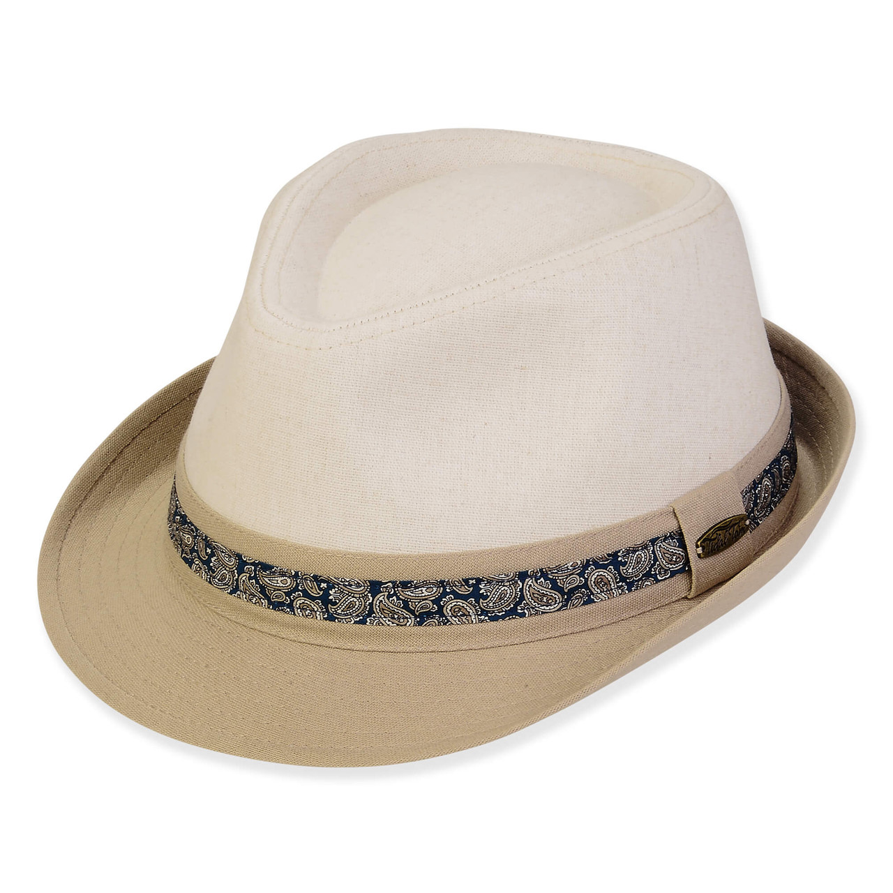 Men's Hats | Men's TT Cotton/Linen Fedora & Safari | Tidal Tom