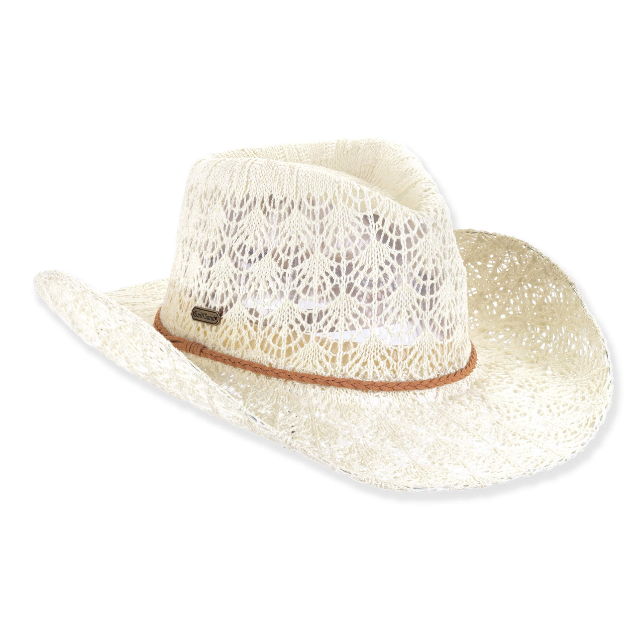 5712 Classic Womens Western Cowboy Cowgirl Hats With Wide Belt Z-light Sand Lanzom Women Men Felt Wide Brim Western Cowboy Hats Belt  main image 3