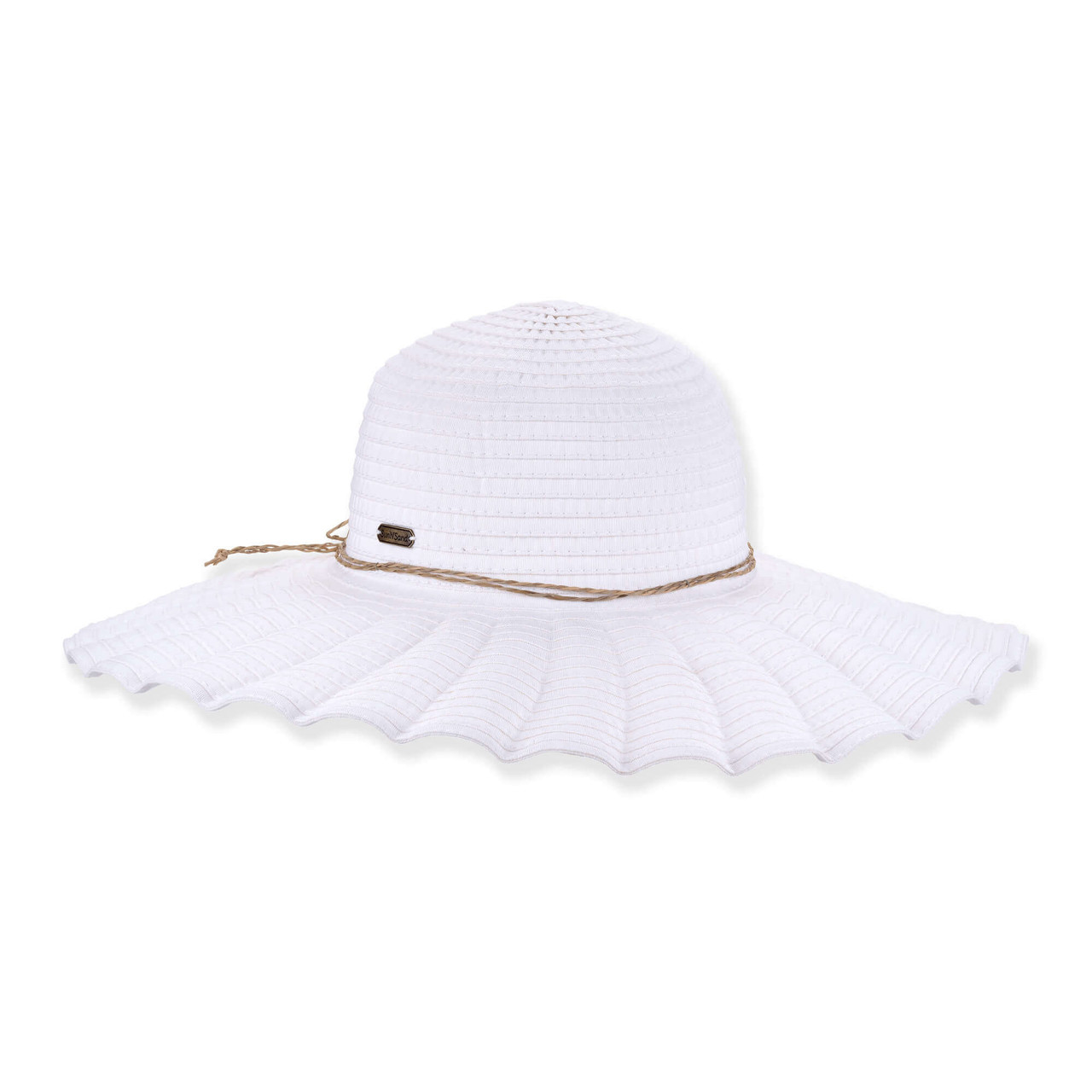Sun N Sand  Floppy Hat Sun N Sand Santa Monica Paper Braid Floppy Hat (More Colors  main image 3
