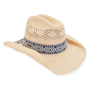 Suhine 15 Pcs Straw Cowboy Hat for Men Women Colorful Western Party Hat  Bulks Sun Protection Hat Wide Brim Cowgirl Hat for Summer Beach Adventure