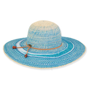 Belize Tropical Sun Visor with Coil - Caribbean Joe® — SetarTrading Hats