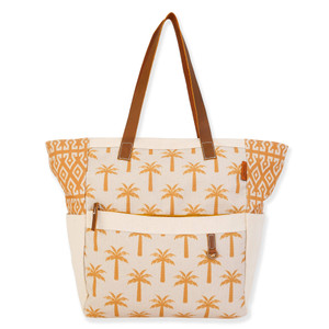 Sun 'N' Sand Off-White & Blue Dolphin Map Medium Tote, Best Price and  Reviews