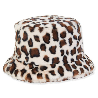 Beige Fashion Fabrics Bucket Hat