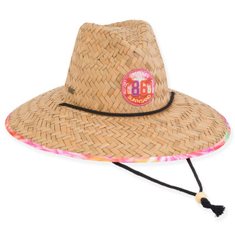 Palm Straw Life Guard Hat