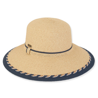 Earwine| Women's Paper Braid Floppy Hat | HH2984