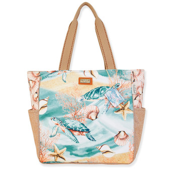 Joanna | Caribbean Joe Artistic Large Squared Tote | CJ8810