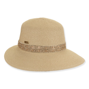 Womens Tapered Bucket Hat | Adjustable | UPF 50+ | Sun N Sand | HH3474