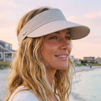 Womens Visor | Adjustable Elastic Band | UPF 50+ | Sun N Sand | HH3549