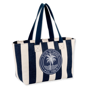 Palm Wave - Shoulder Tote - Sun N Sand - CE6885 B - Side View