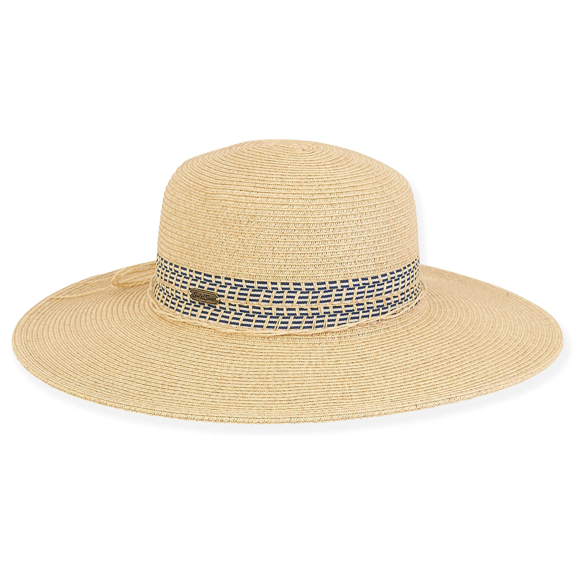 Natural Paper Braid Floppy Hat