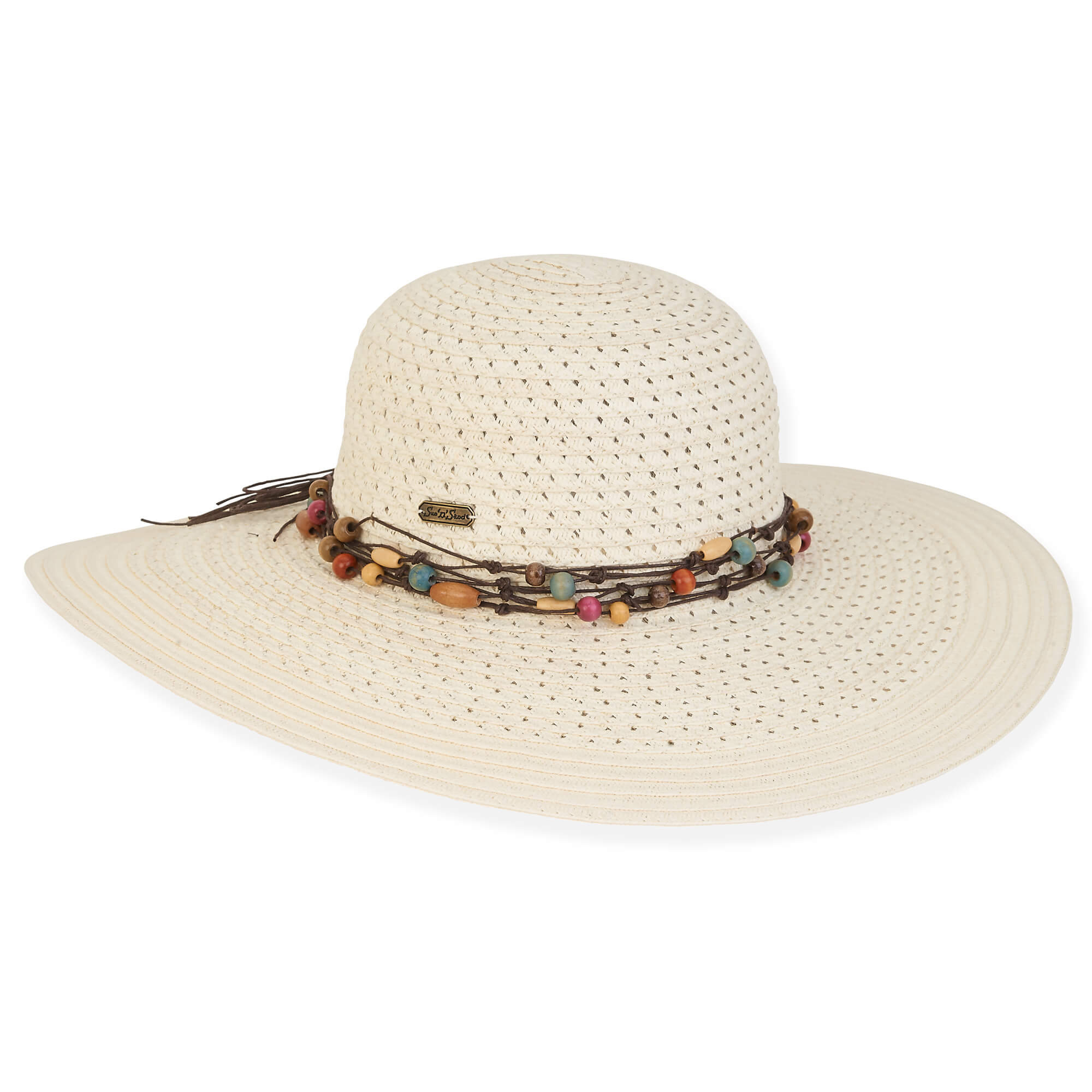Ivory Paper Braid Hat