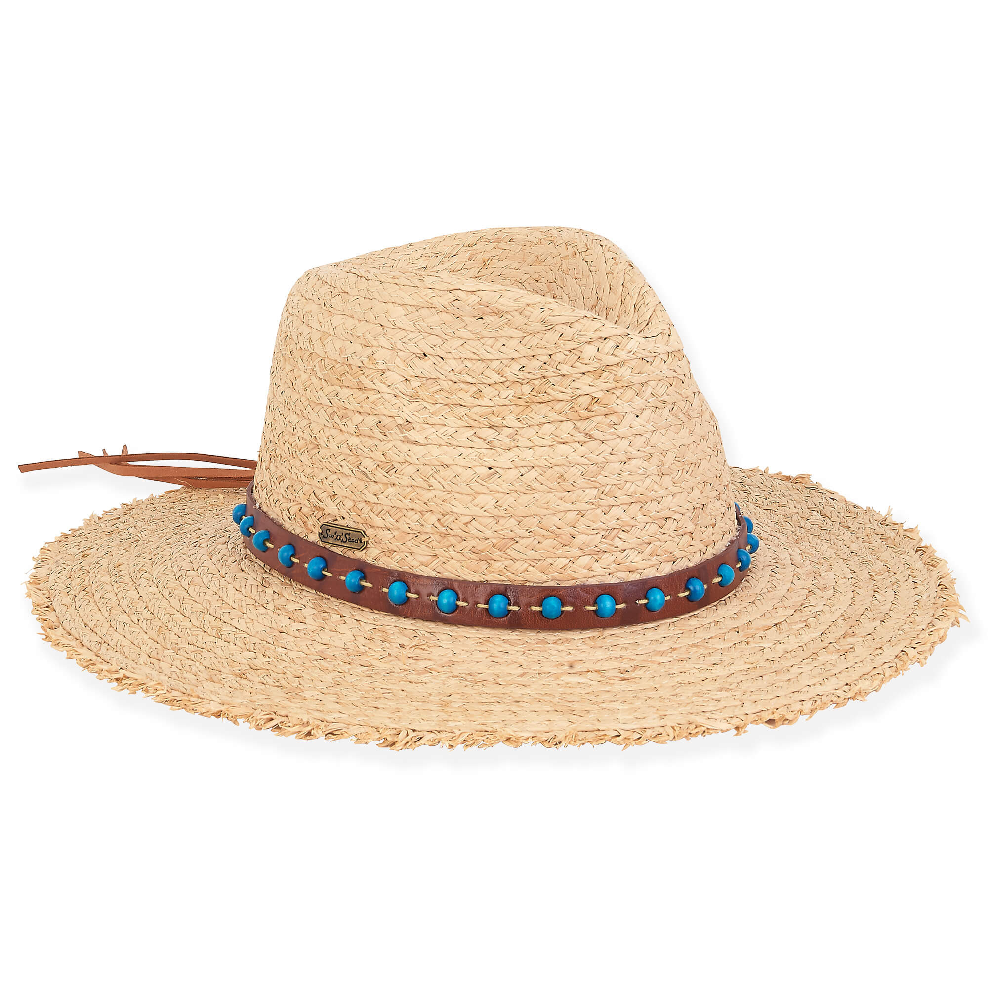 Natural Raffia Safari hat