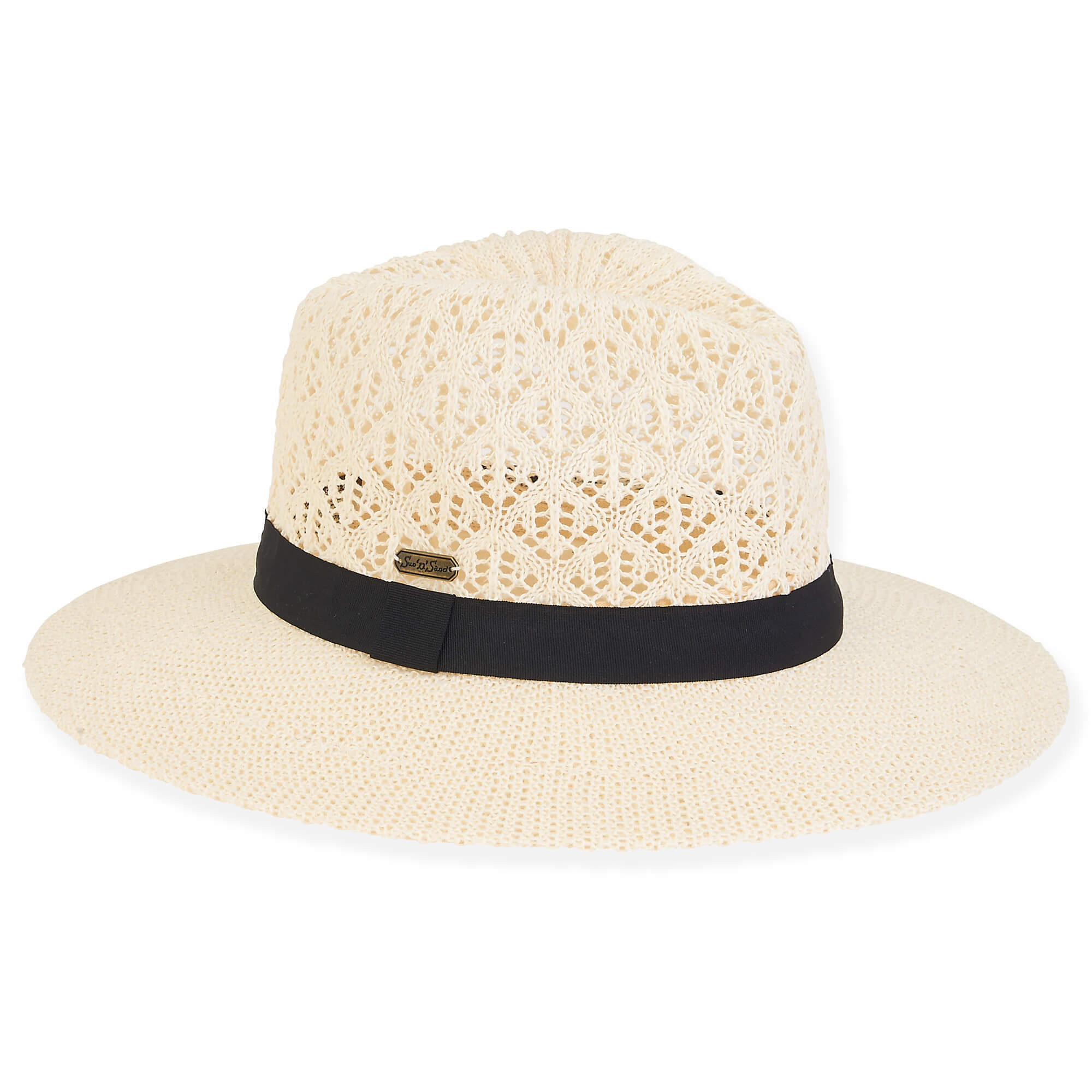 Ivory Poly Braid Safari Hat