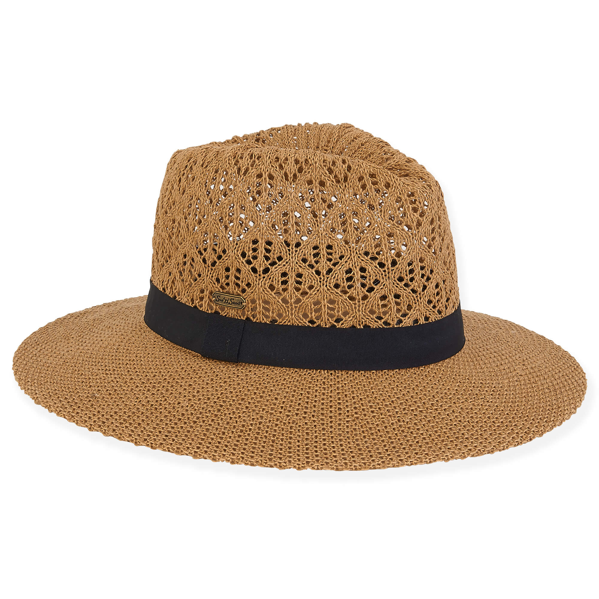 Tan Poly Braid Safari Hat