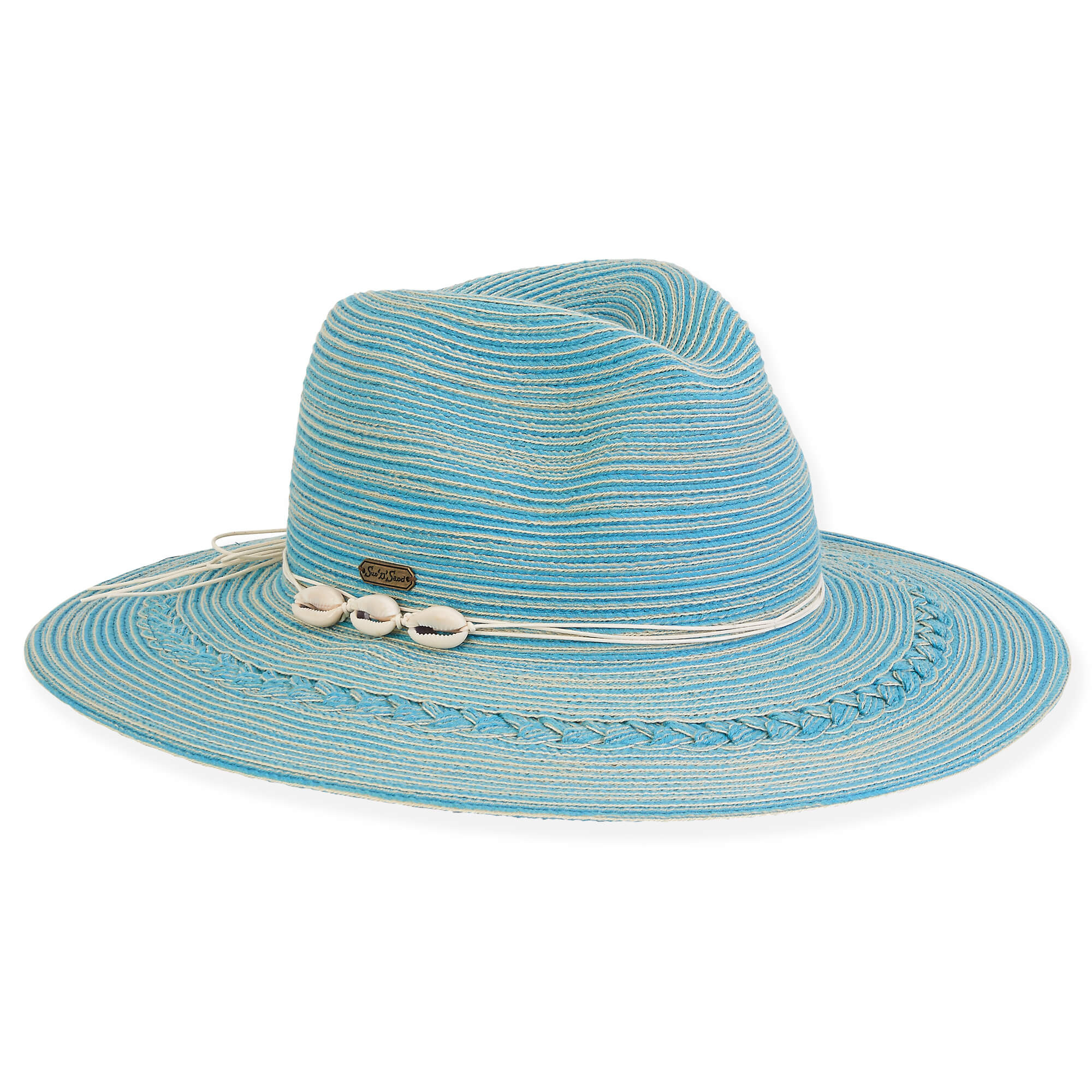 Blue Poly Braid Safari Hat