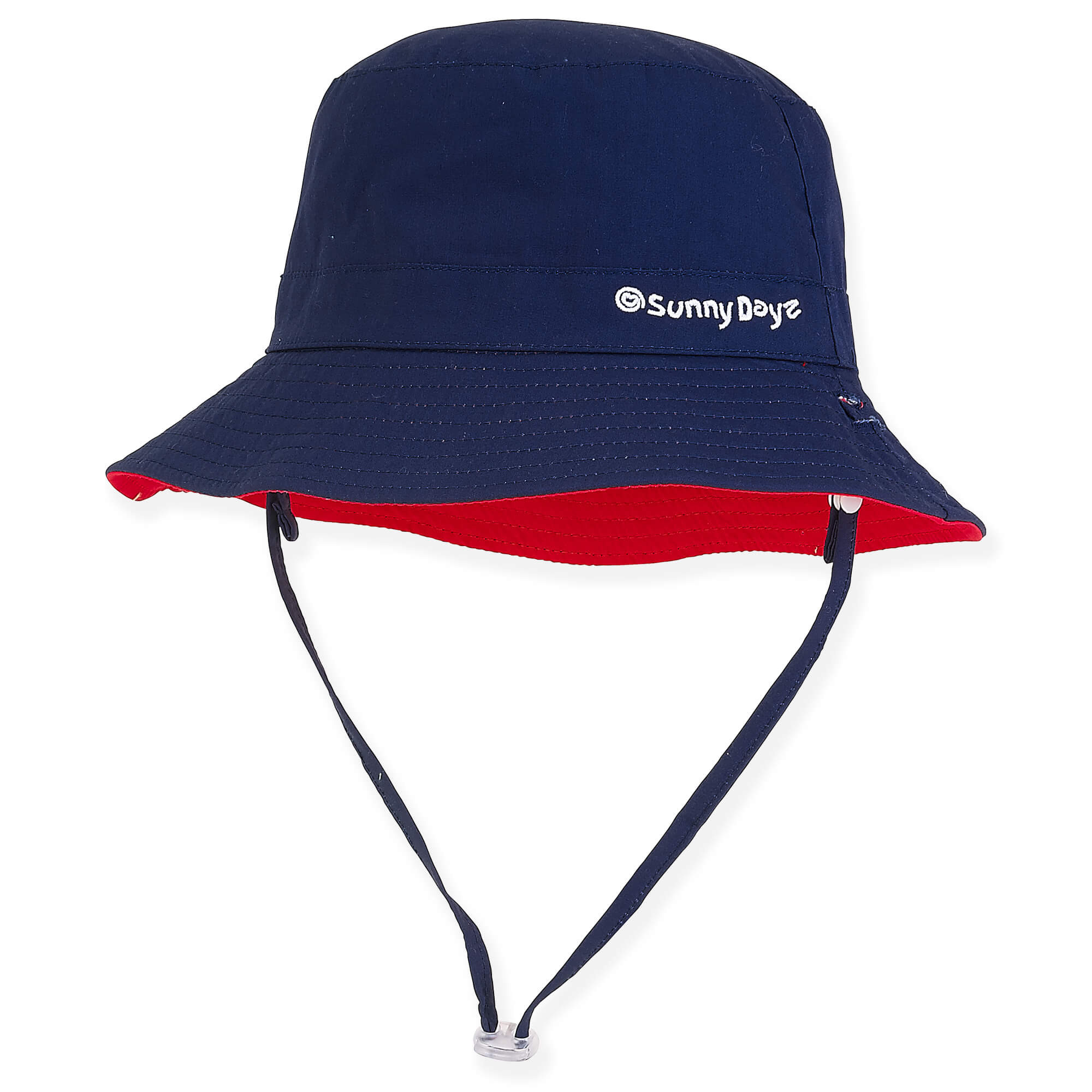 Navy Poly Bucket Hat