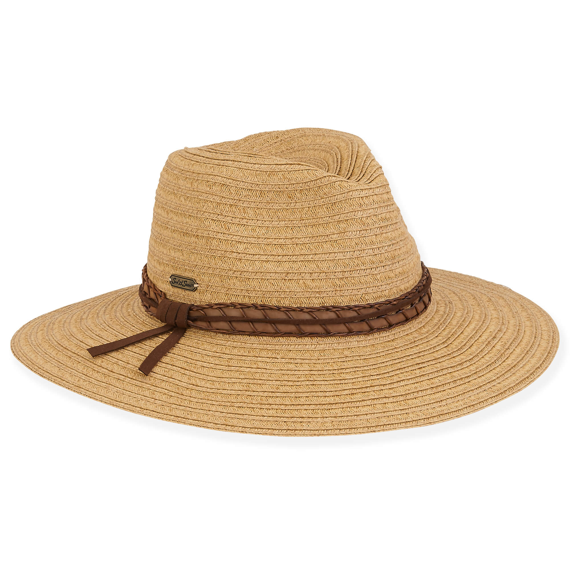 Tan Paper Straw Safari Hat