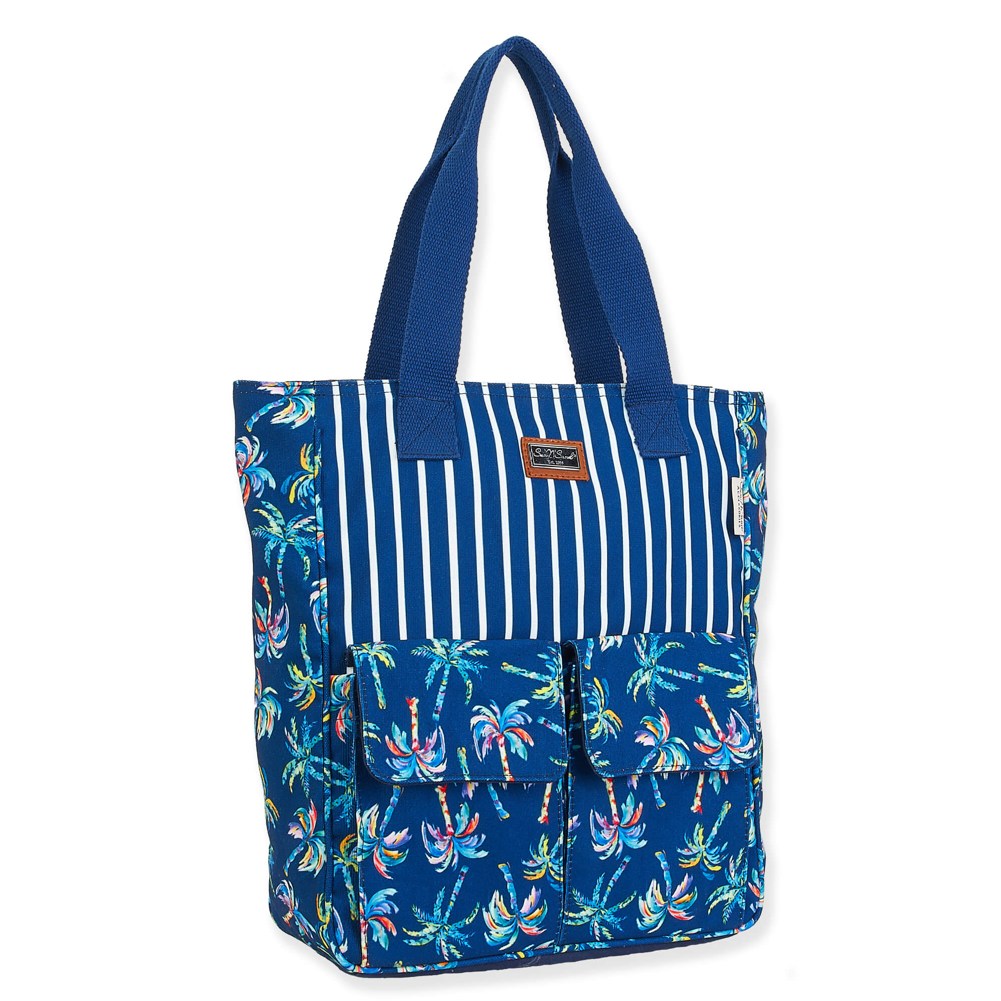 Funky Palms | Artistic Totes Shoulder Tote | Side View