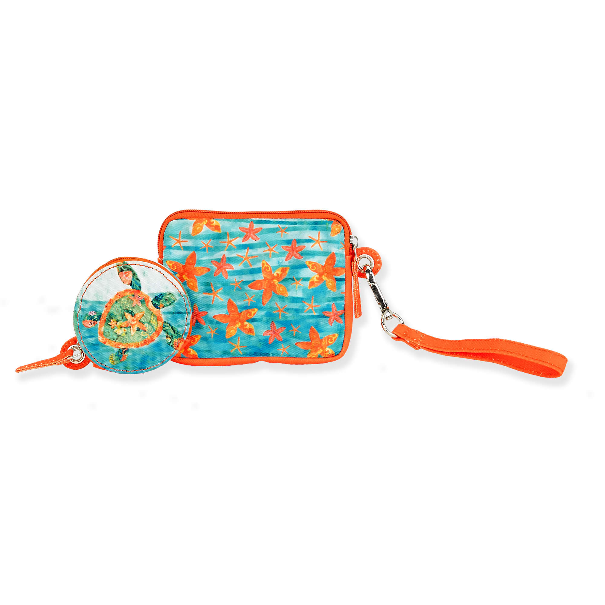  Tropical Creatures | Artistic Totes 2 Pc Wristlet  | Side View