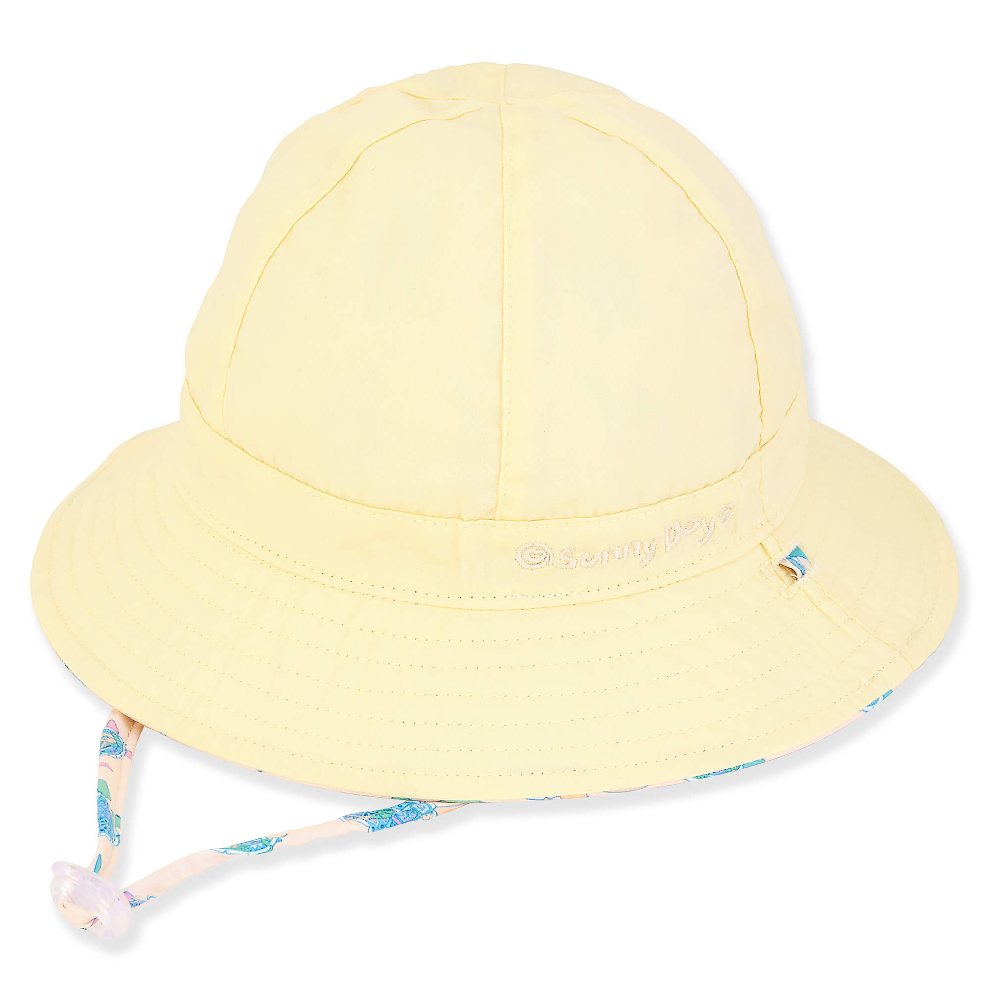 Cotton Floppy Hat - Reversible View