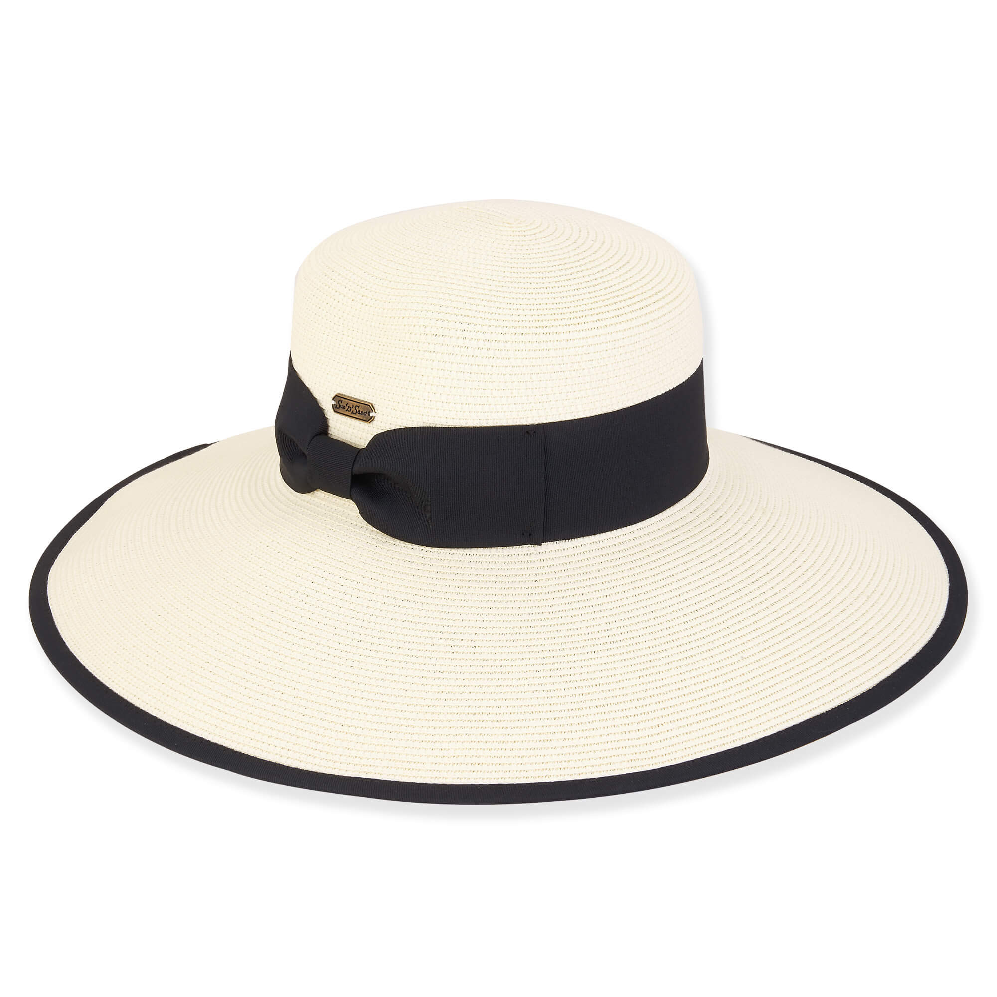 Ivory Paper Braid Hat