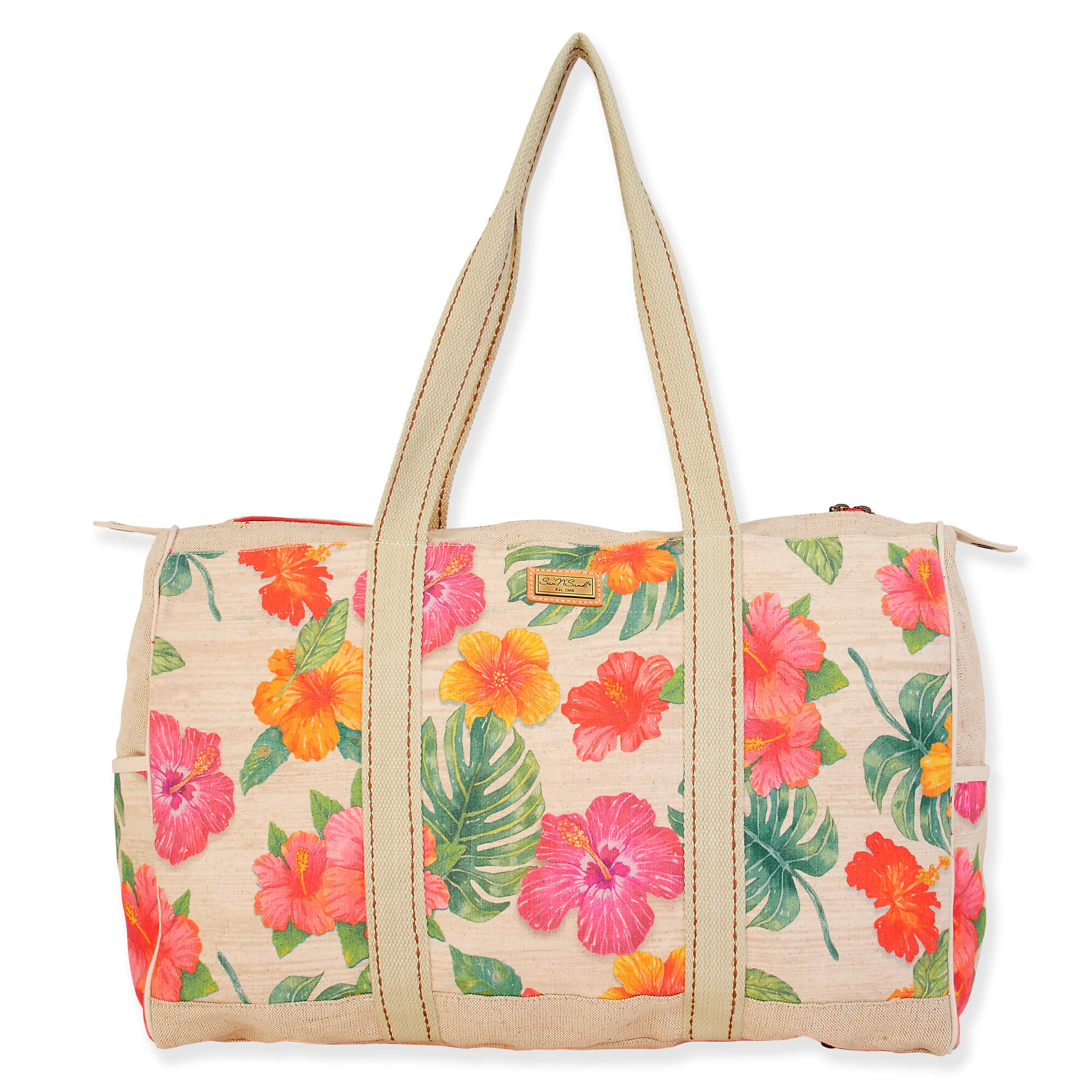 FLOWERS, TRAVEL BAG LA ISLA FRONT
