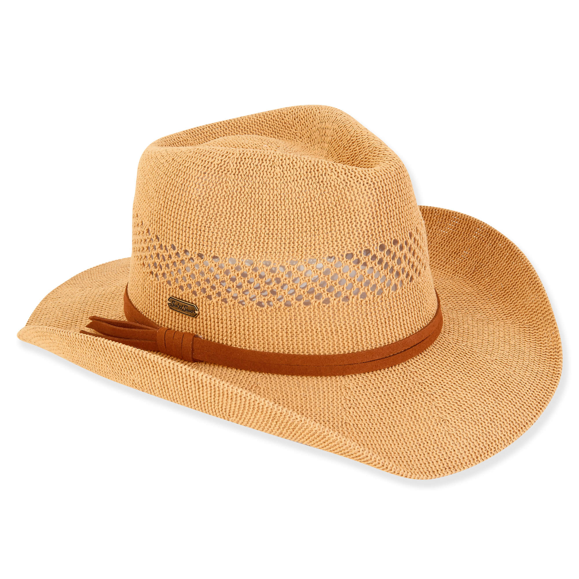 Natural Paper Straw Western Hat
