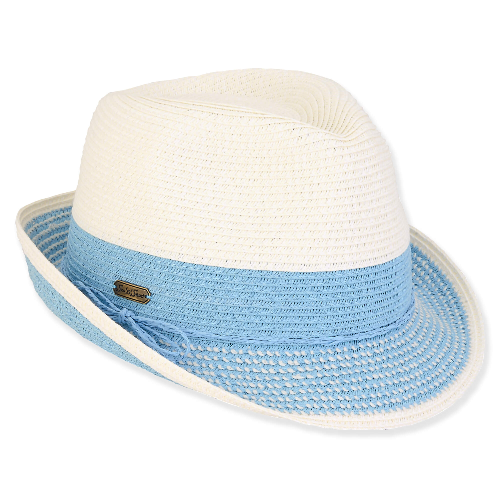 Paper Straw Fedora Hat