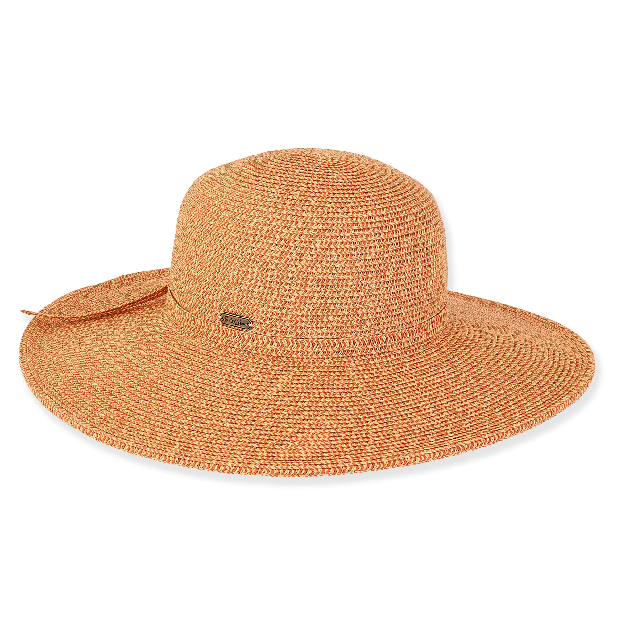 Paper Braid Classic Hat | Coral