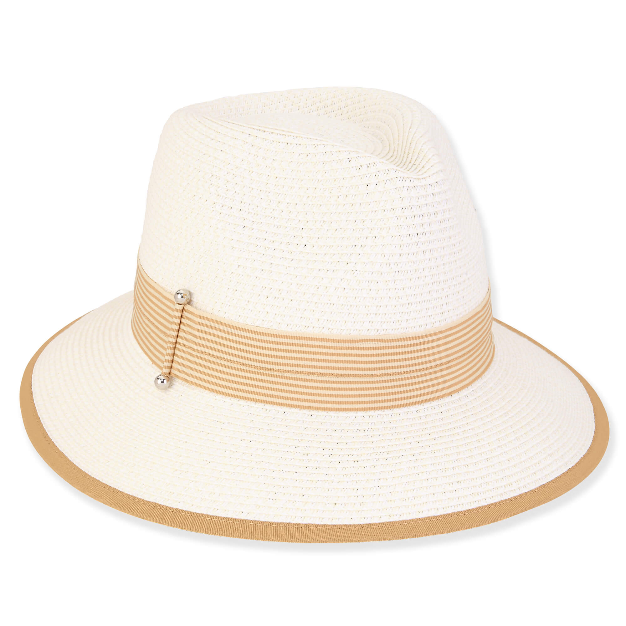 Ivory Paper Braid Safari Hat