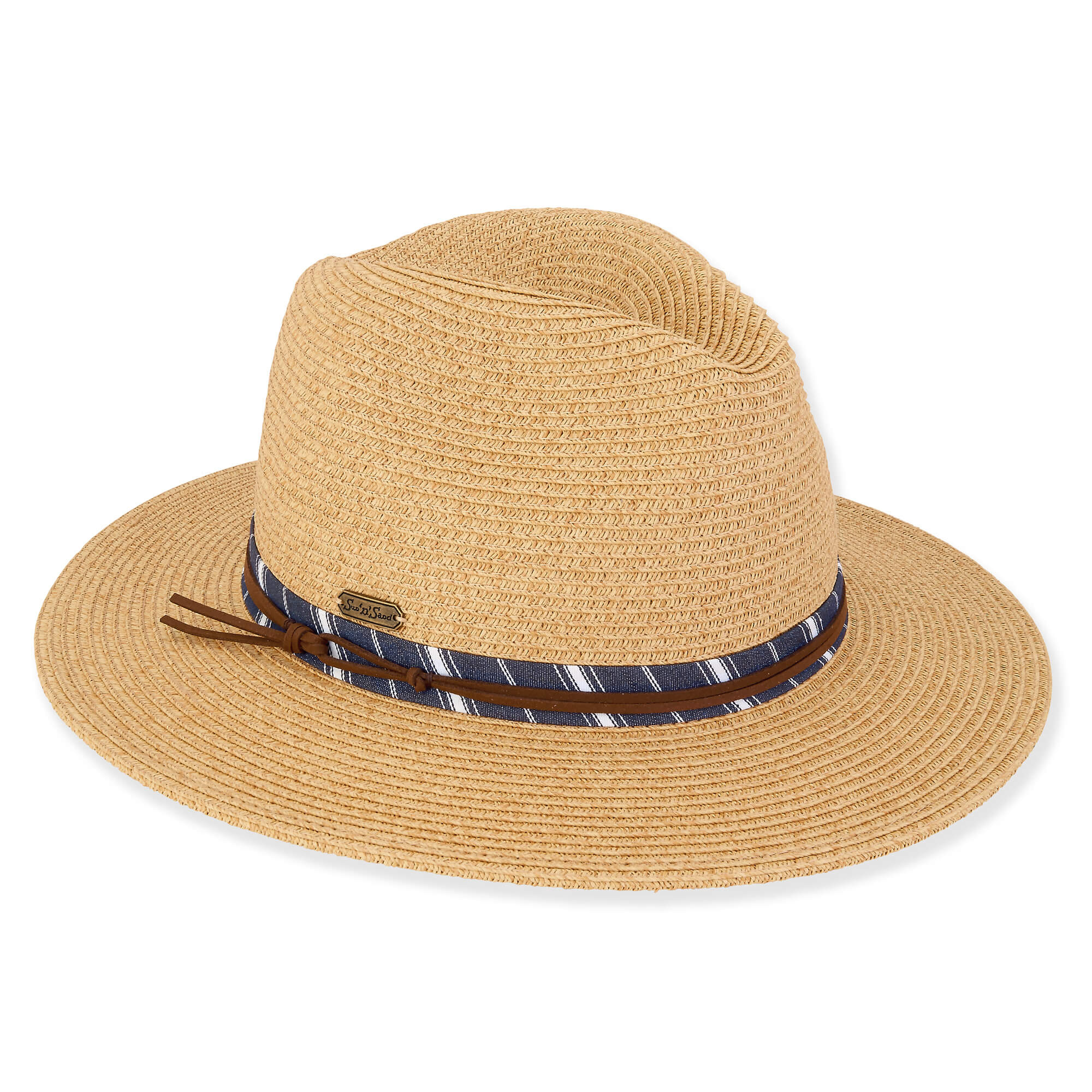 Tan - Paper Braid Safari Hat