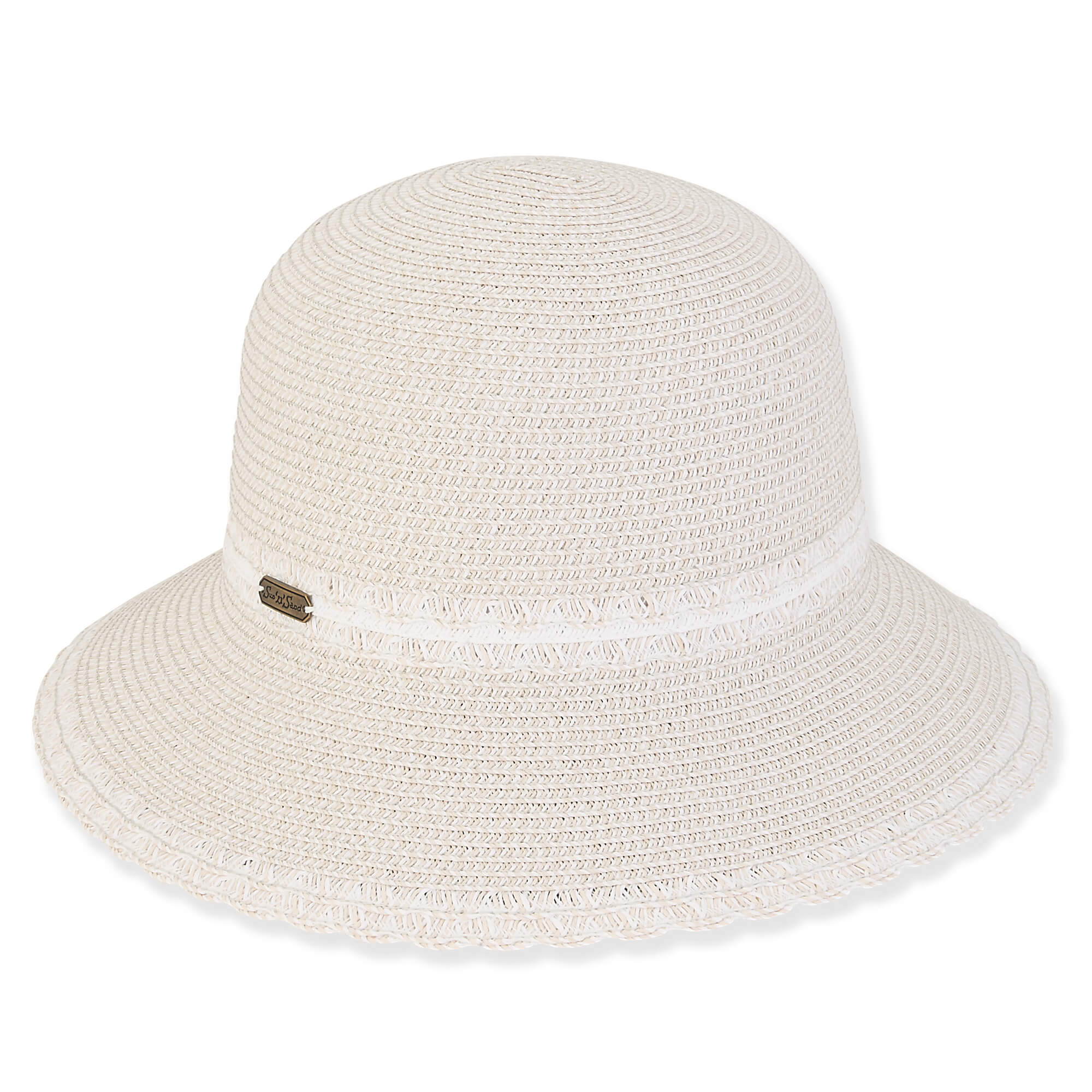 Ivory - Paper Braid Bucket Hat
