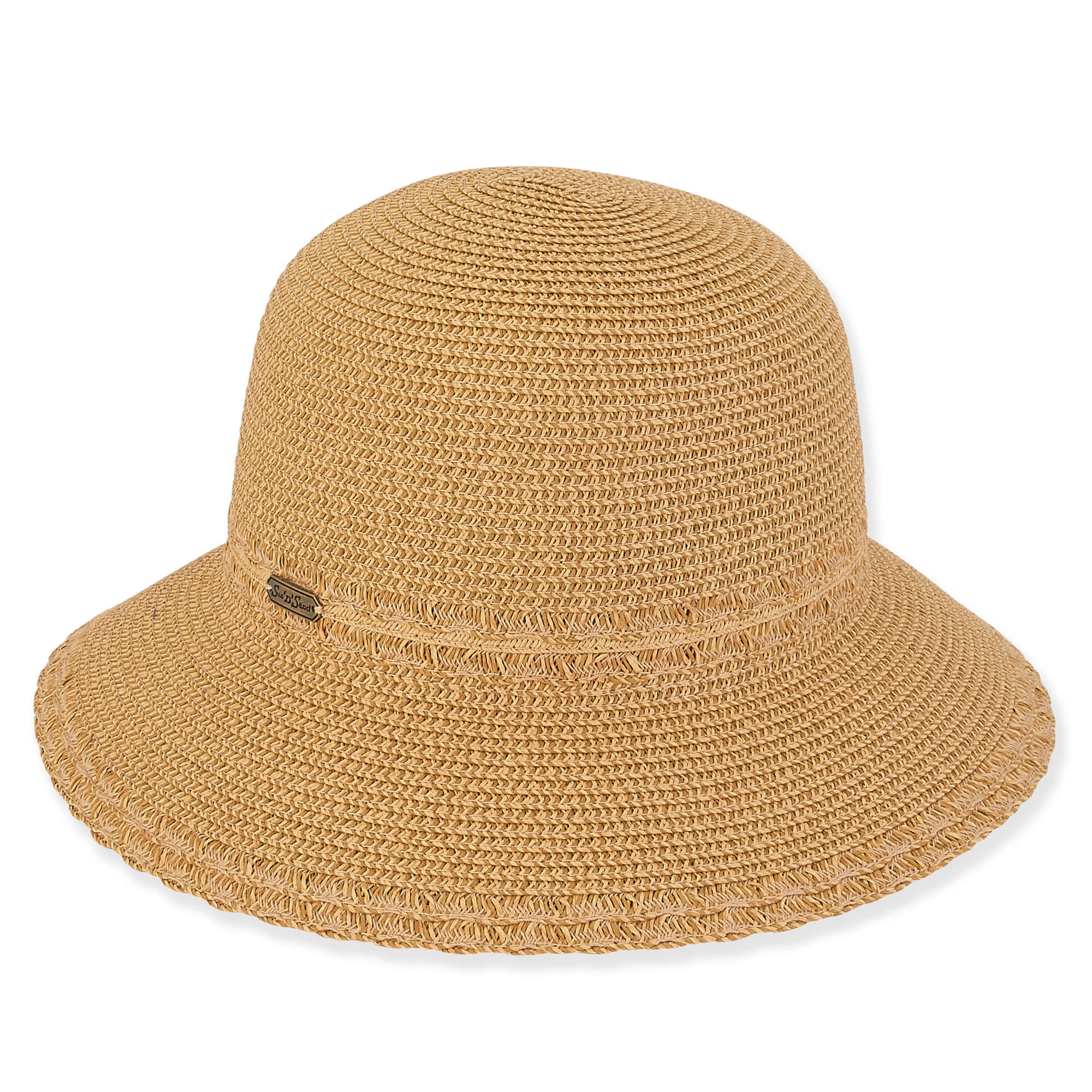 Tan - Paper Braid Bucket Hat