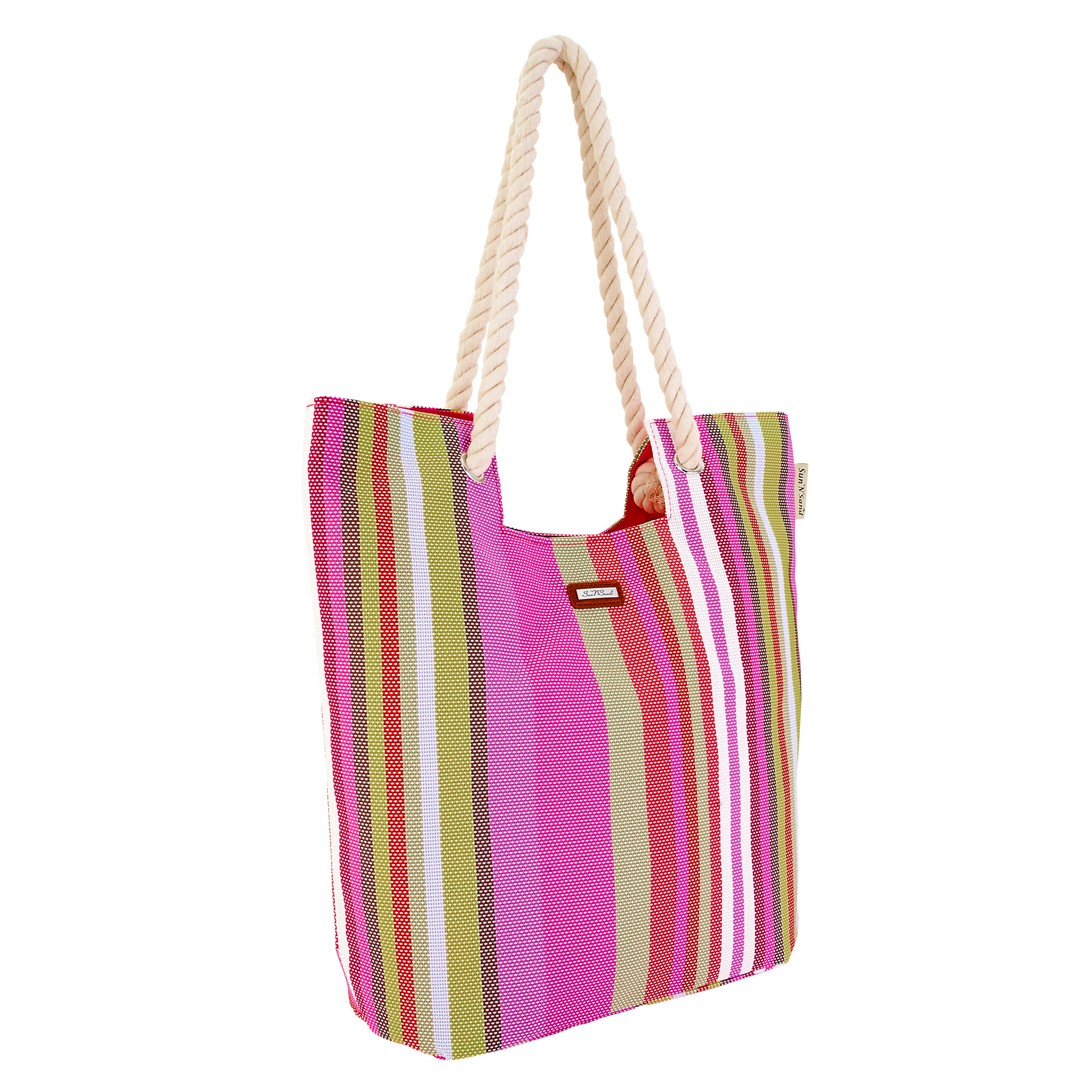 Pink - Beach Casuals Shoulder Tote