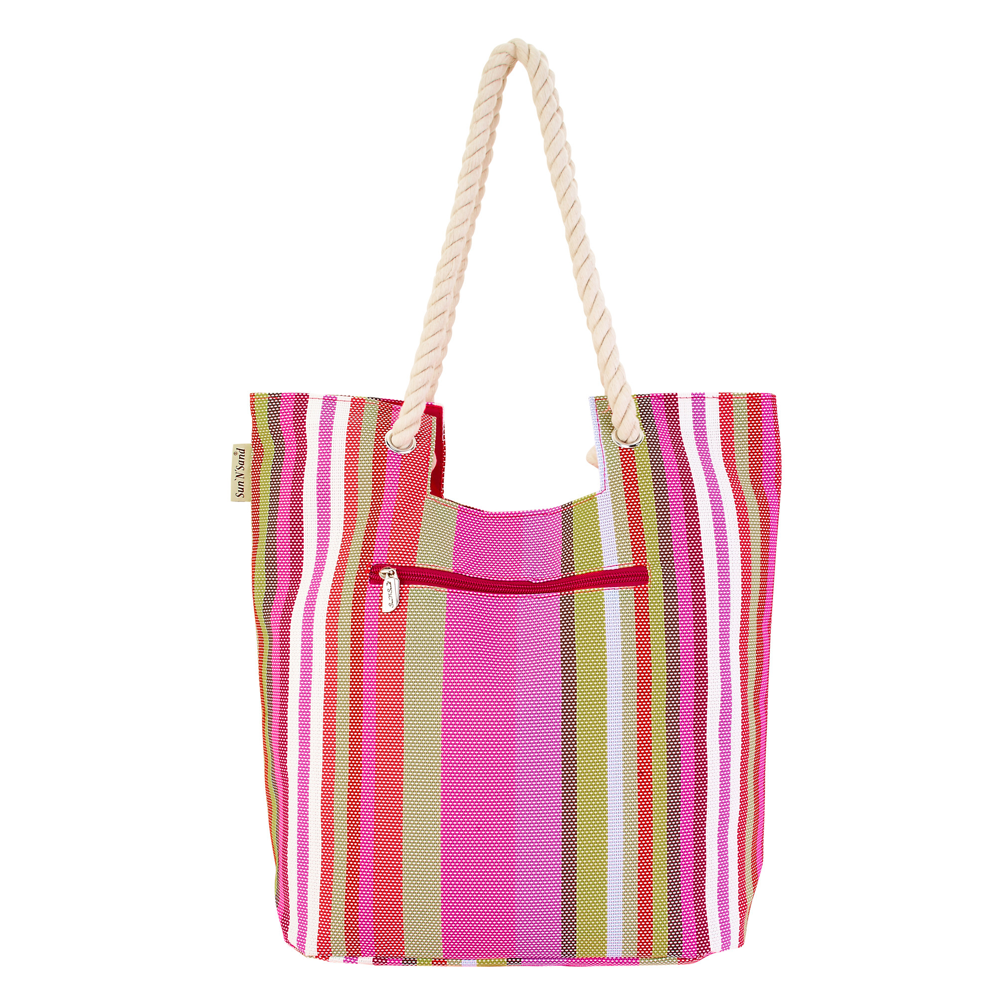 Pink - Beach Casuals Shoulder Tote