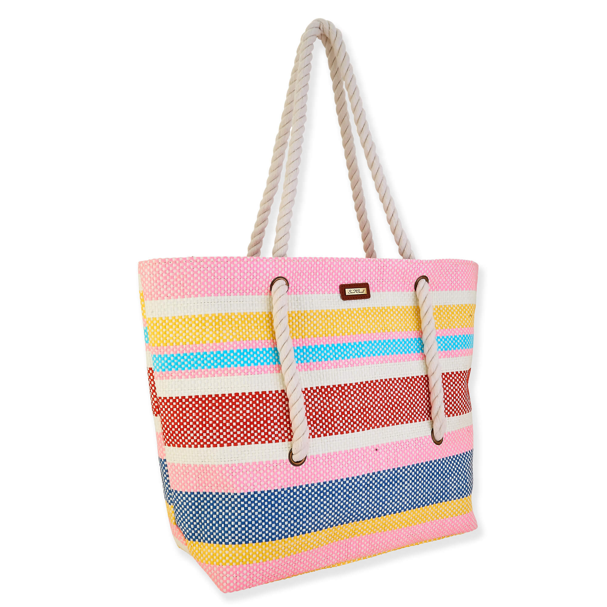 Pink - Beach Casuals Shoulder Tote