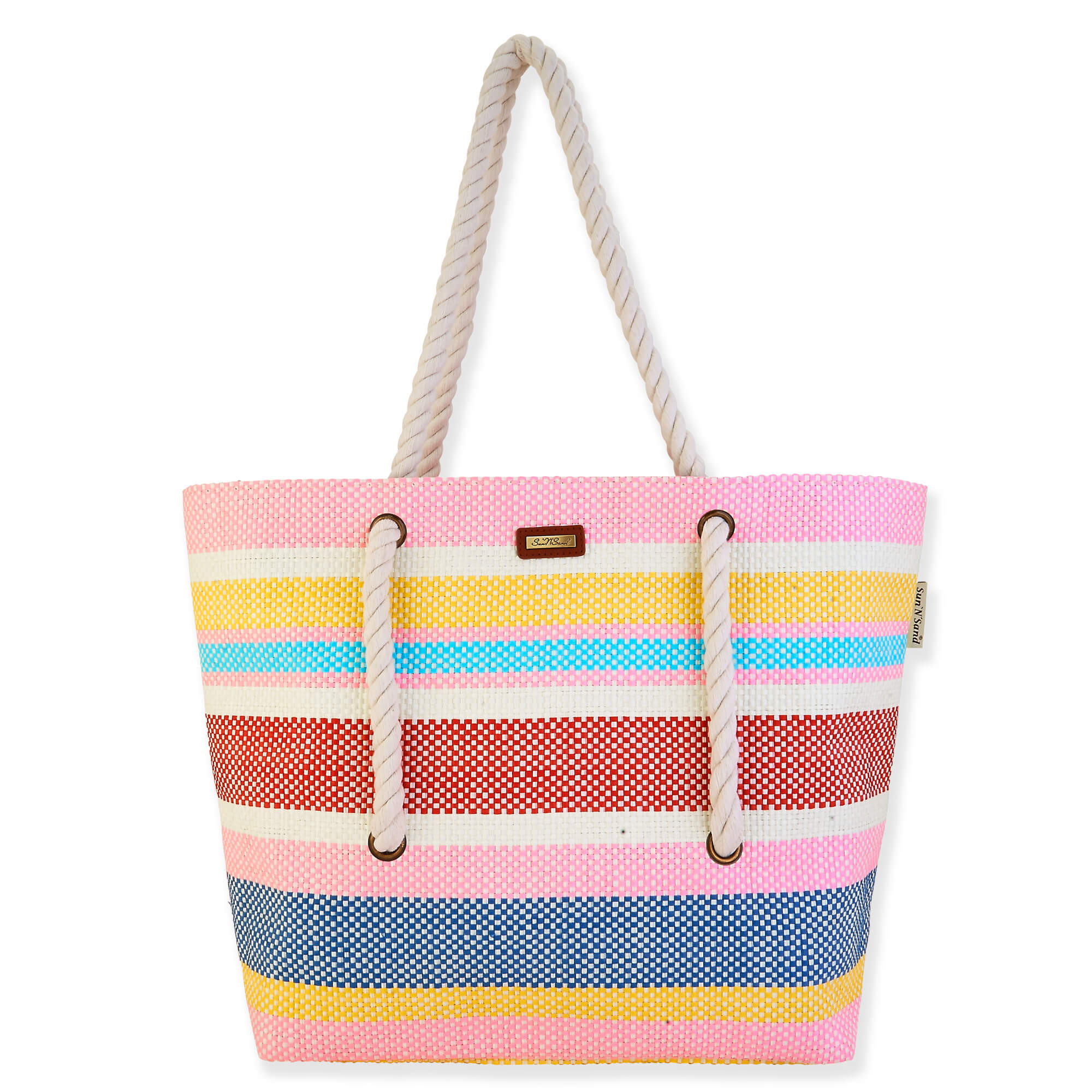 Pink - Beach Casuals Shoulder Tote