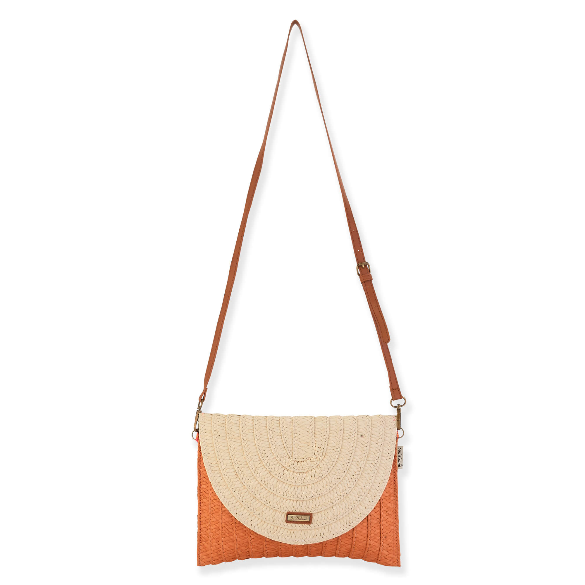 Rust - Natural Straw Crossbody