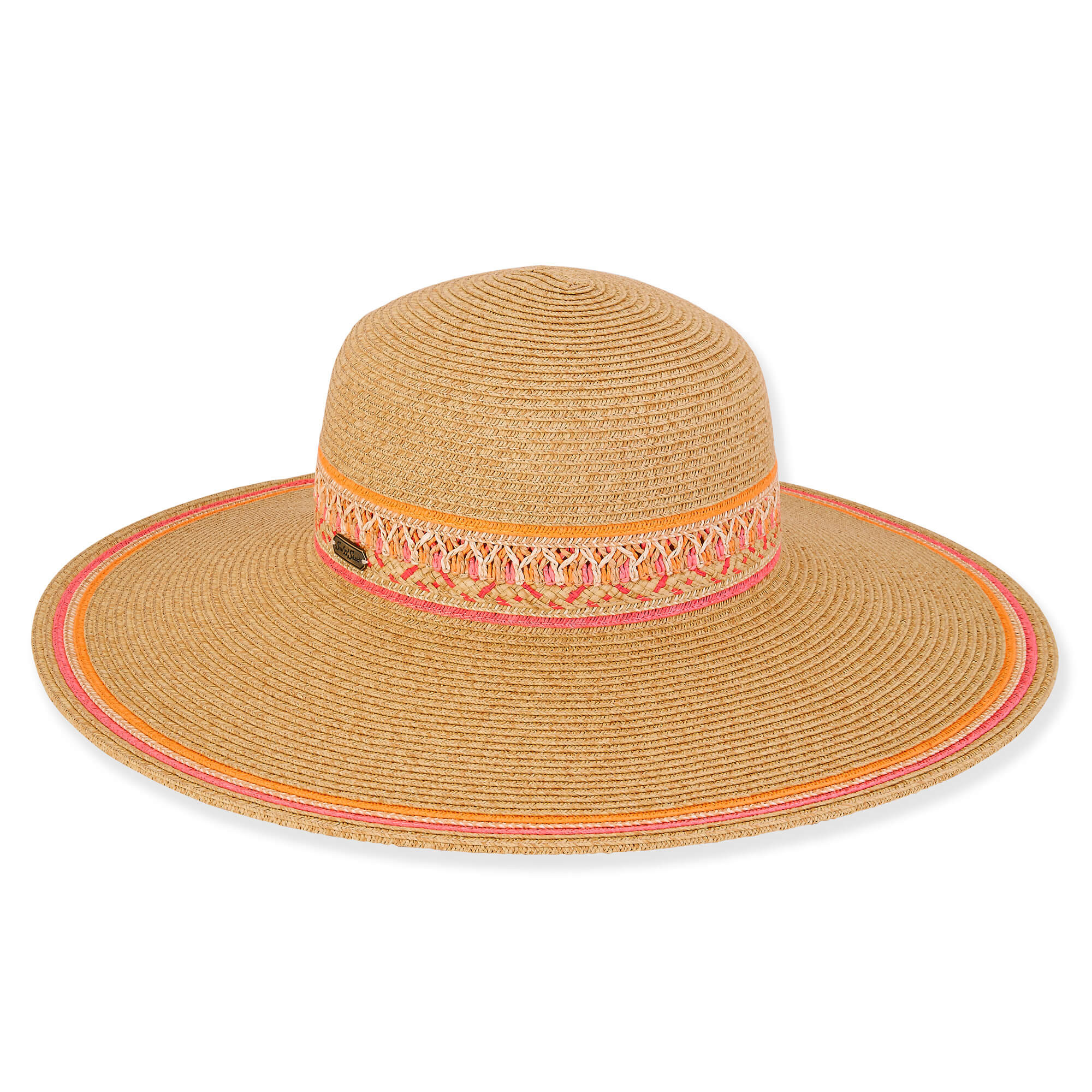 Coral - Paper Braid Hat