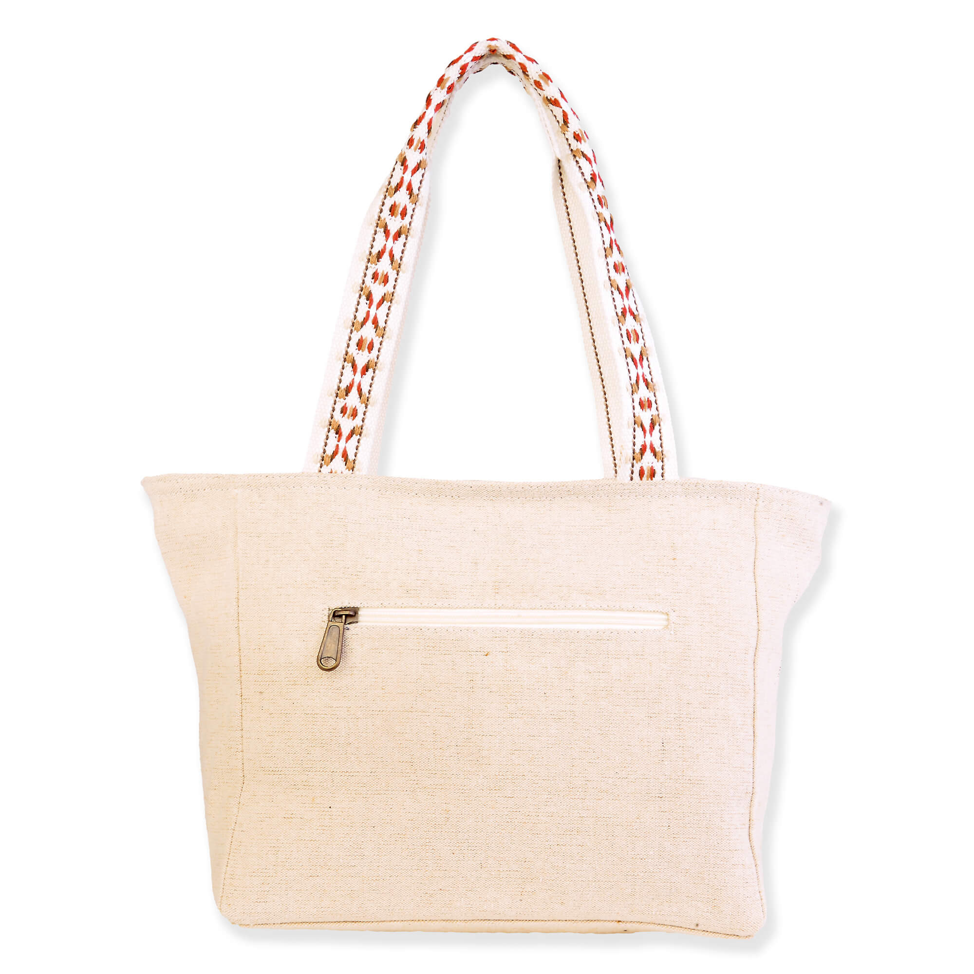 Turtle, Shoulder Tote Beaded Sealife | SNS6700 A | Back View