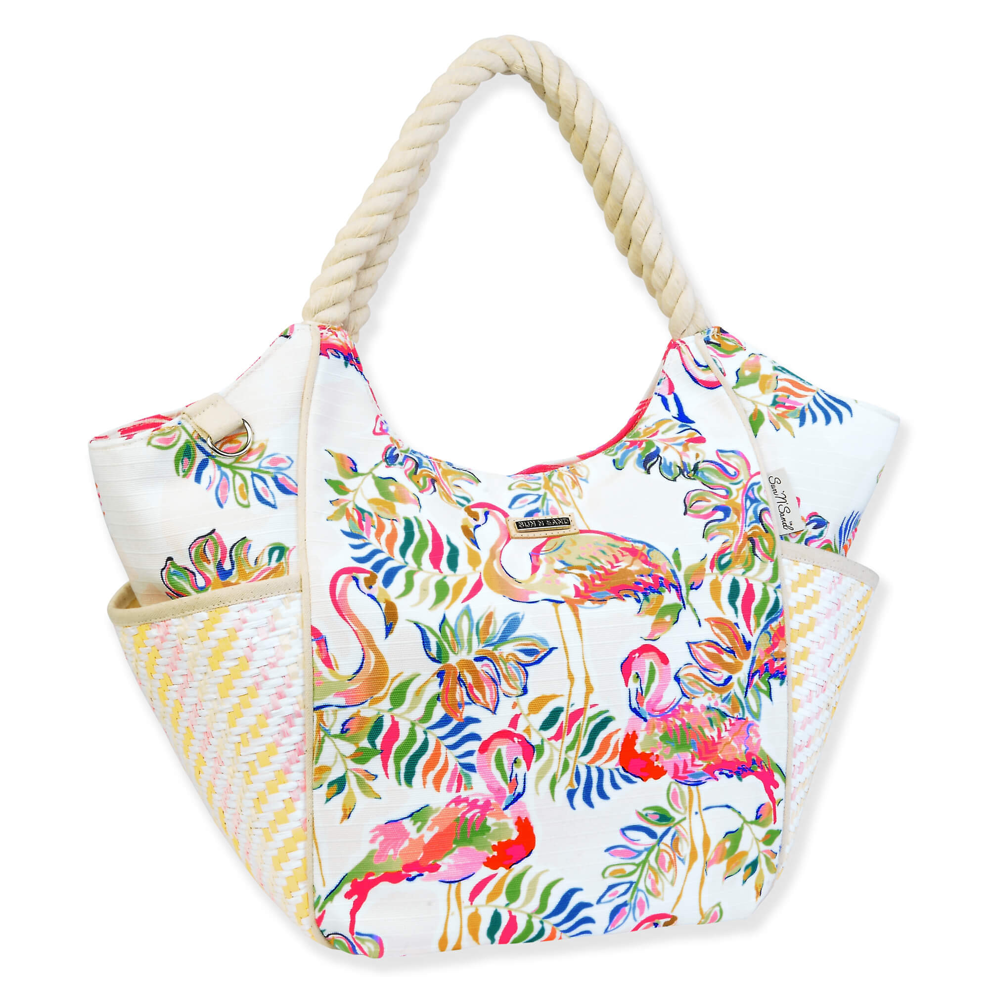 Tropic Bohemian Paradise, Scoop Tote | SNS6720 | Side View