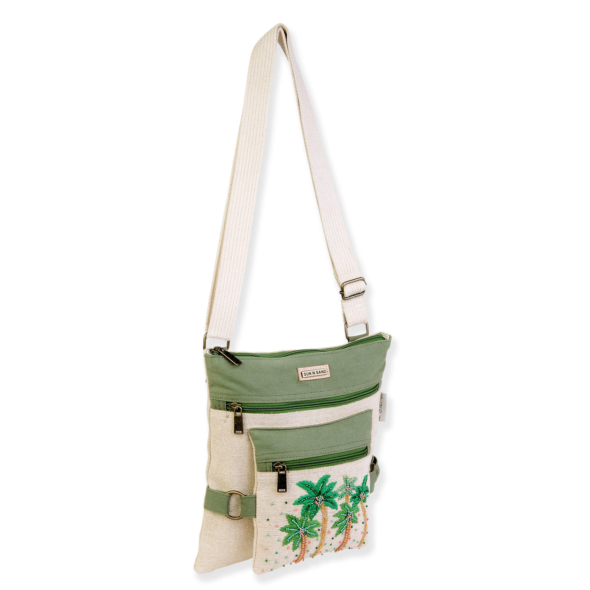 Beaded Palm, Crossbody | SNS6691 | Side View