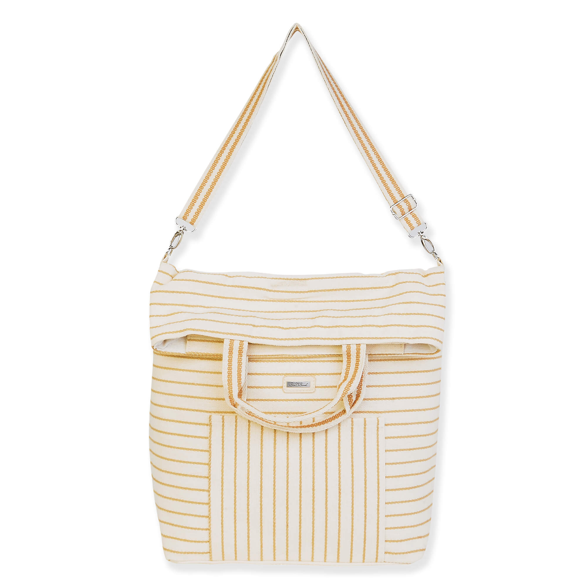 Tan, Polyester Shoulder Tote | CE6727 A