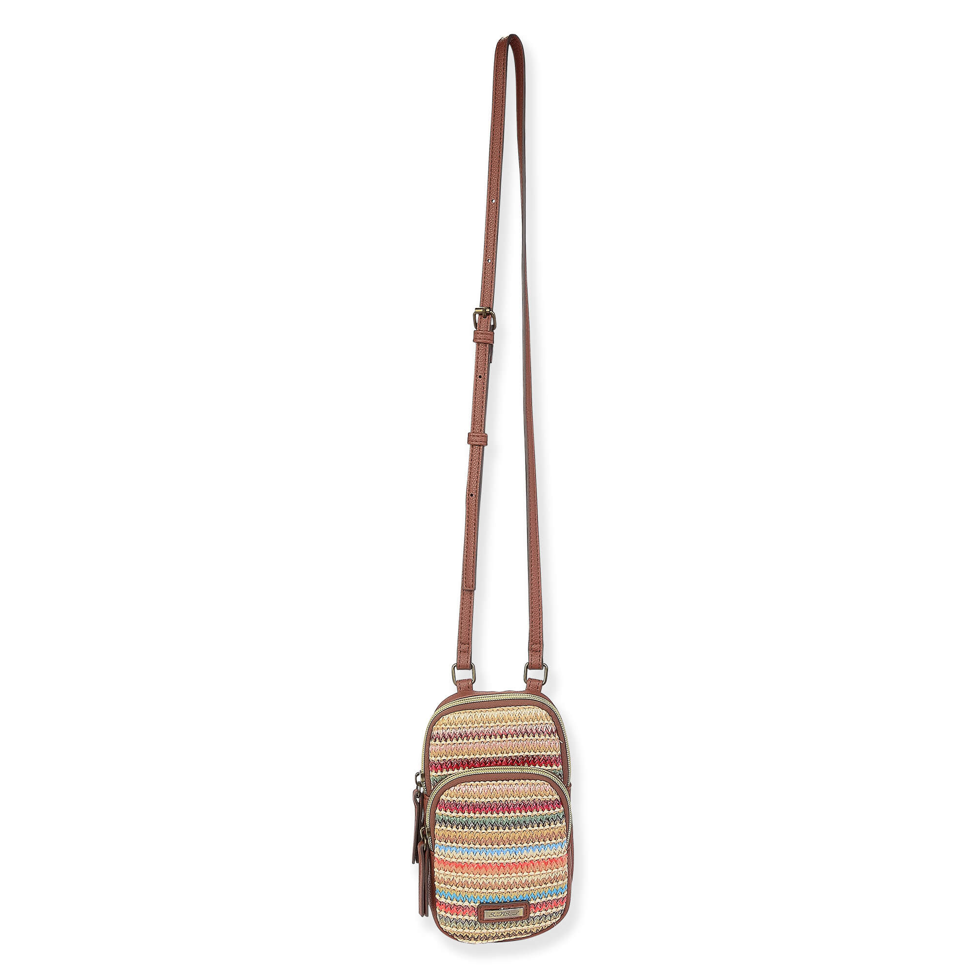 Multi, Poly Straw Crossbody | CE6632 B
