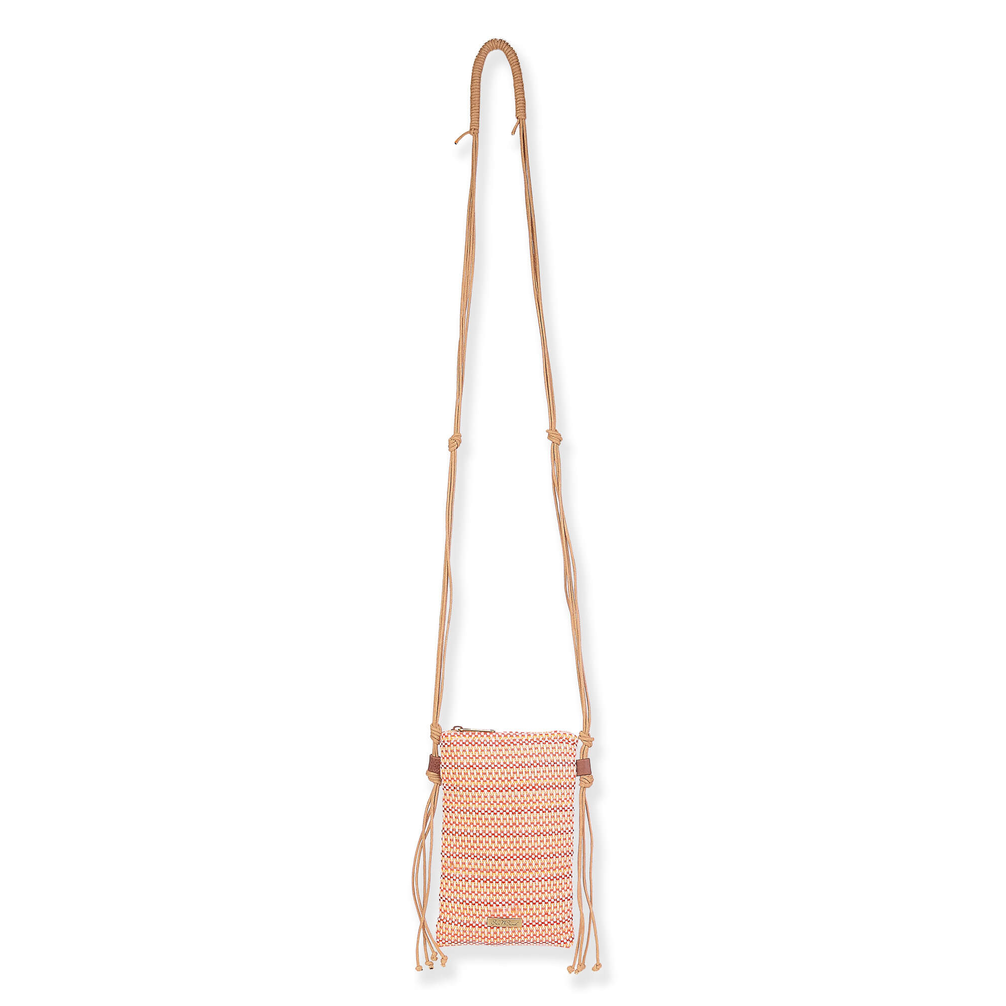 Coral Multi, Poly Straw Crossbody | CE6719 B