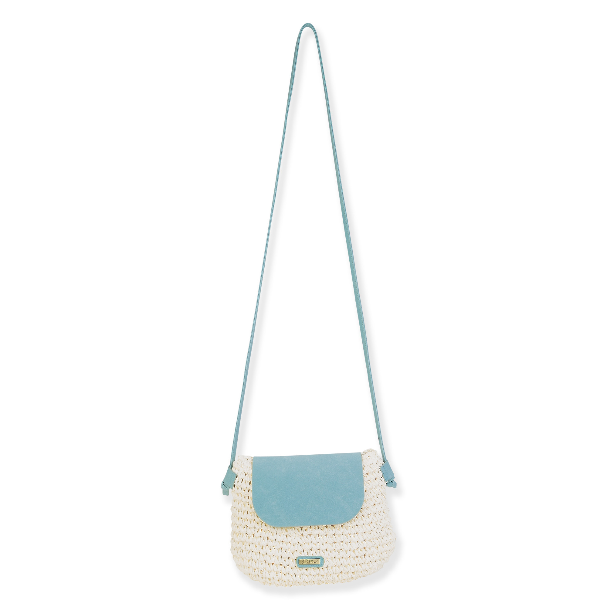Mint, Paper Straw Crossbody | CE6726 B