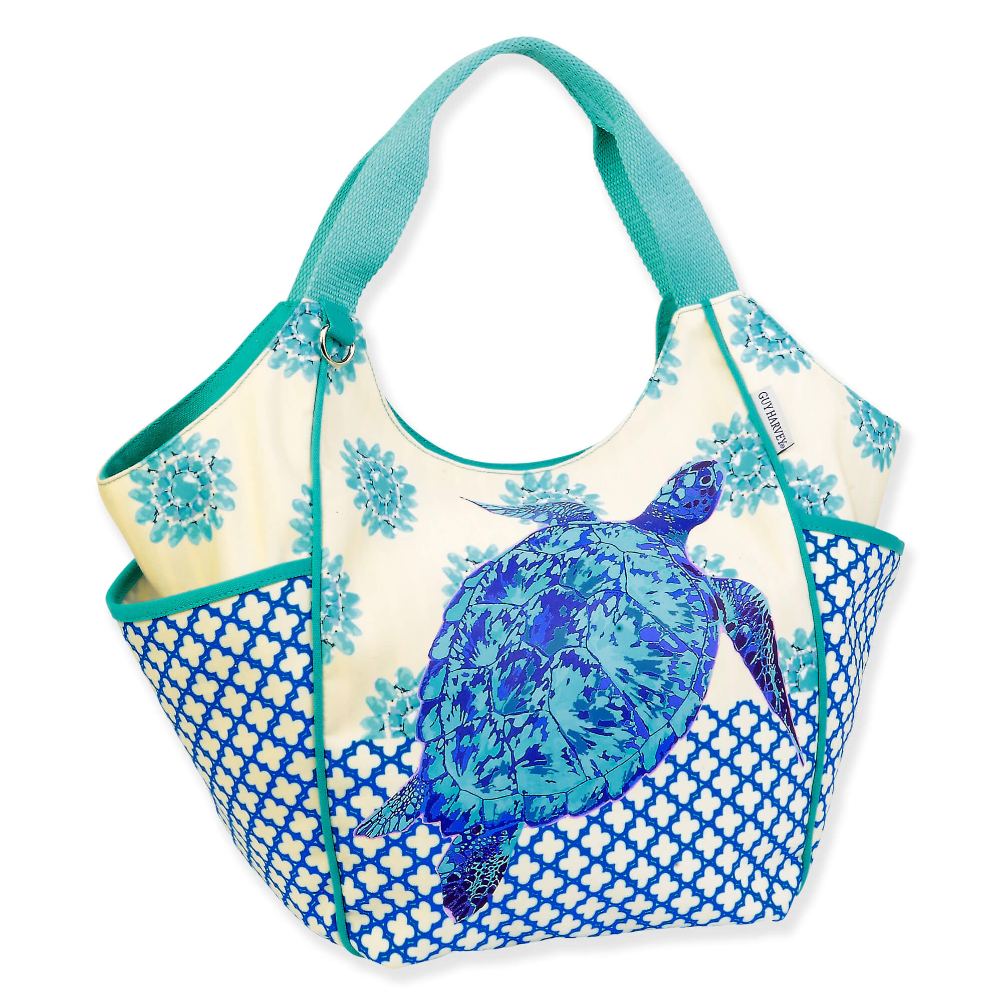 Jewel And Gem Turtle, Scoop Tote | GH5430 | Side View