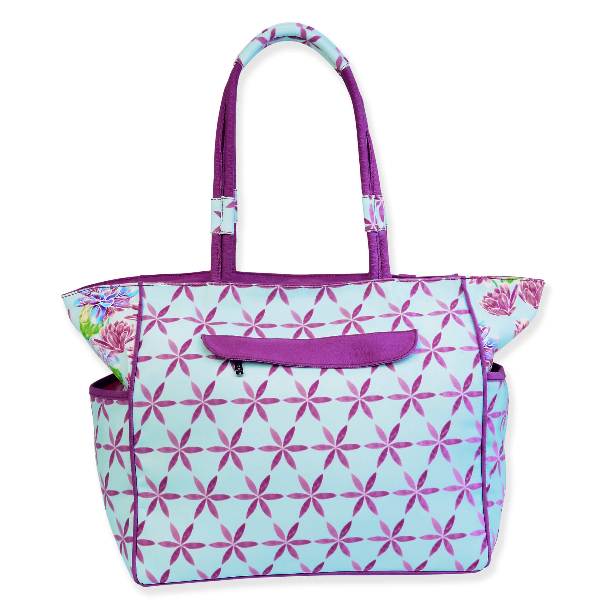 Waterloo Flamingo, Shoulder Tote | CJ8830 | Back View